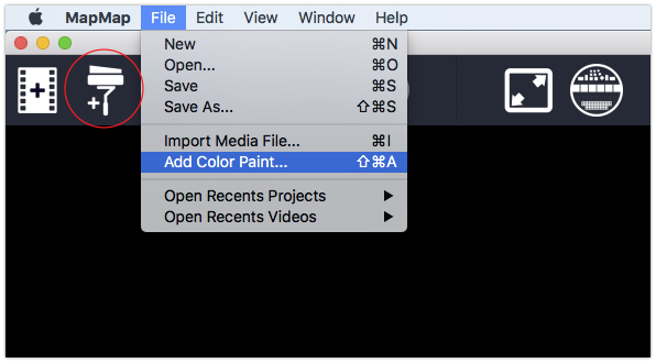 add color paint
