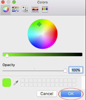 color selection