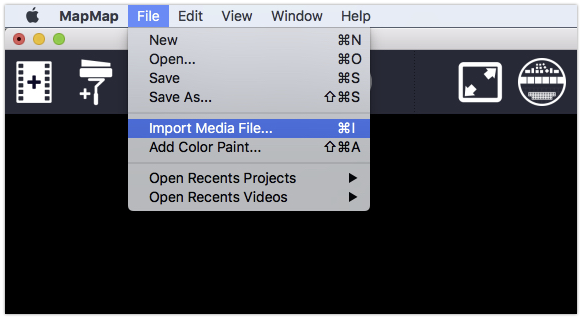 import media file